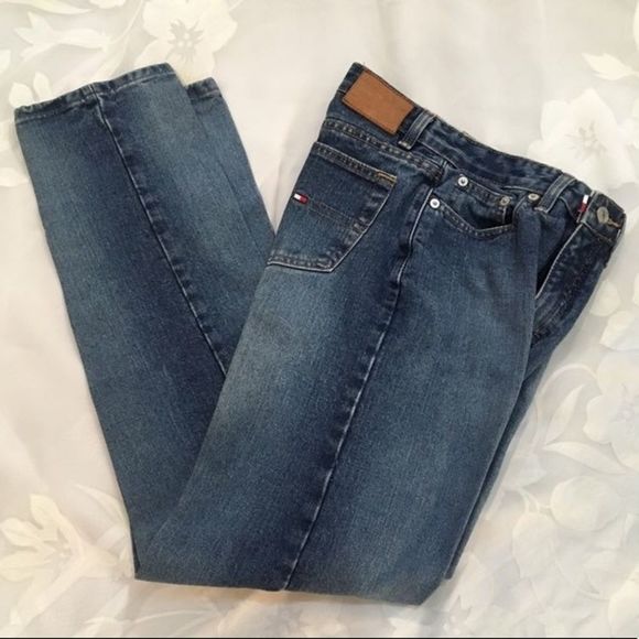 Tommy Hilfiger Late 90's High Waisted Medium Wash Jeans - Picture 1 of 4